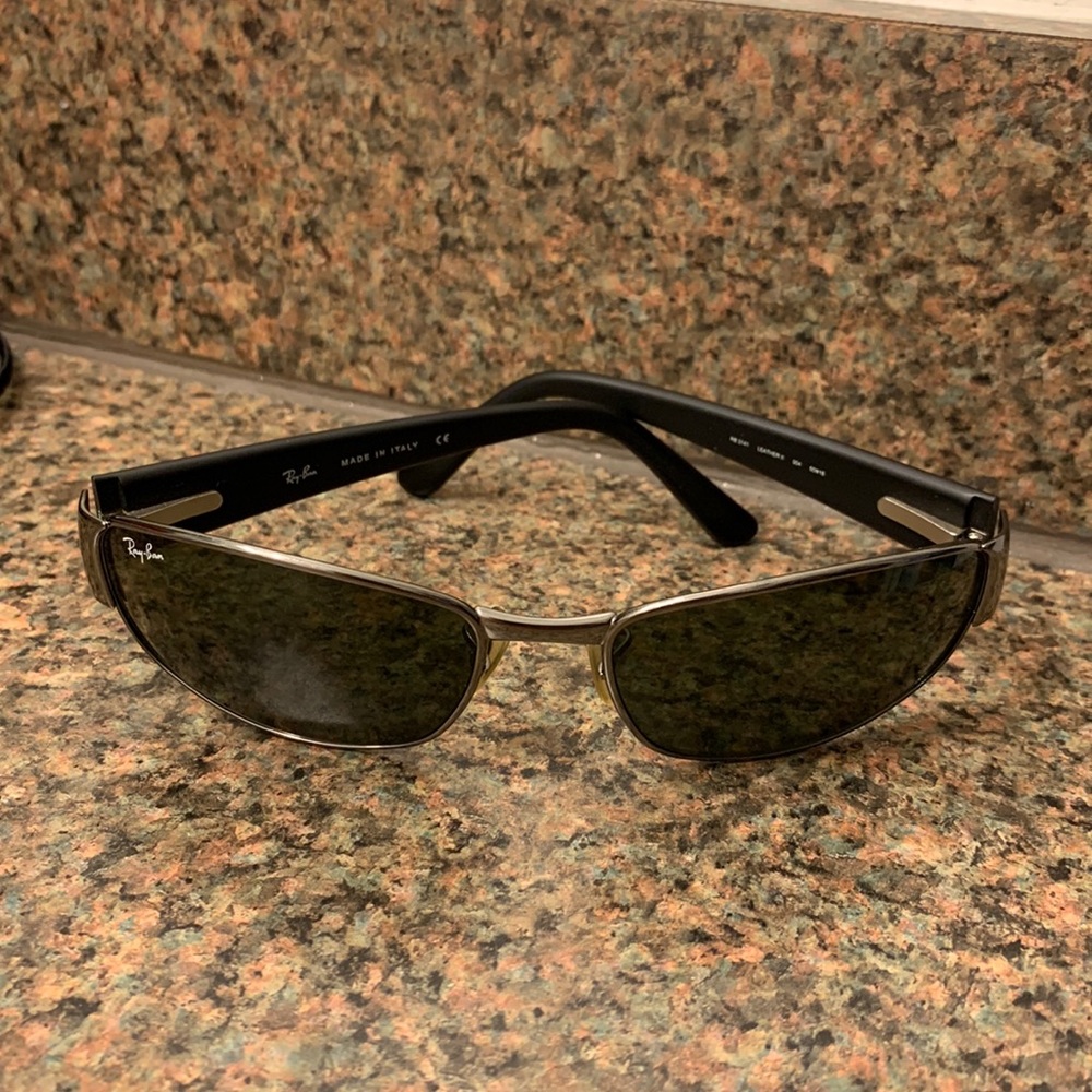 Ray Ban Leather II Sunglasses